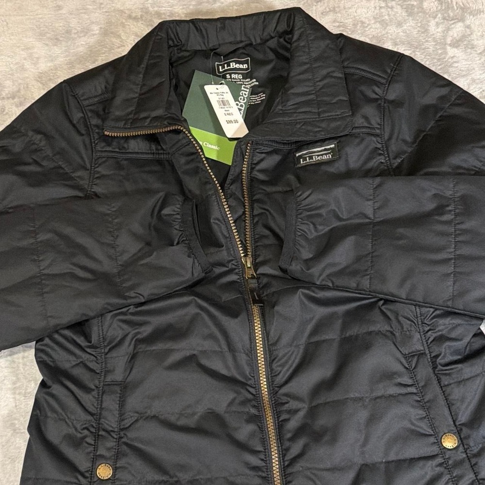 NWT L.L.Bean Quilted Insulated Jacket | Black | Small